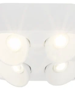 AEG LED Plafondlamp Leca 4-lichts Wit