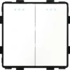 ONE TWO TOUCH Inbouw Wisselschakelaar Dubbel Wit