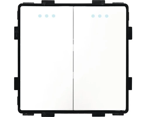 ONE TWO TOUCH Inbouw Wisselschakelaar Dubbel Wit