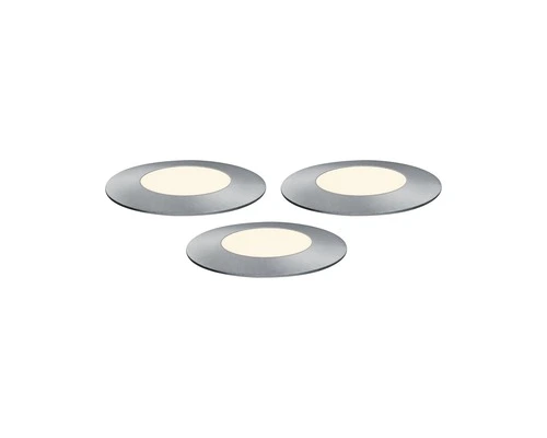 PAULMANN Plug & Shine Grondinbouwspot Floor Mini IP67 24V Zilver (uitbreidingsset) - Afbeelding 2