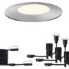 PAULMANN Plug & Shine Grondinbouwspot Floor Mini IP67 24V Zilver (uitbreidingsset)