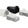 Q-LINK RJ45 Stekker + Hoes Assorti, 4 Stuks