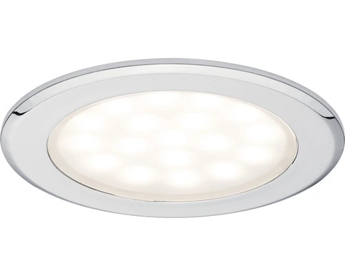 PAULMANN Meubel LED Inbouwspot Chroom, 2 Stuks