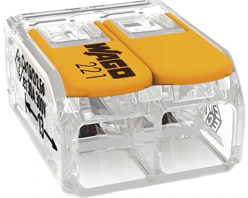 WAGO Verbindingsklem Compact 221-612, 50 Stuks