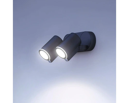 STEINEL LED Buitenspot Duo Met Sensor Antraciet - Afbeelding 2