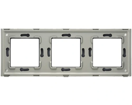 ONE TWO TOUCH Glaspaneel 2x Enkel/1x Dubbel Voor Touch Schakelmateriaal Wit - Afbeelding 2