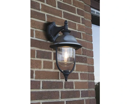 KONSTSMIDE Buitenlamp Parma Hangend Zwart-RVS - Afbeelding 2