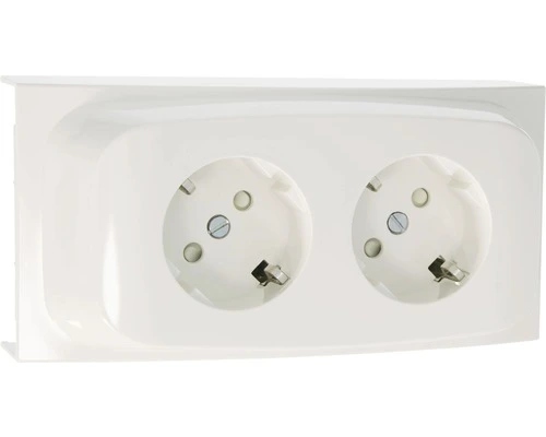 ATTEMA K40 Contactdoos 2-voudig Wit