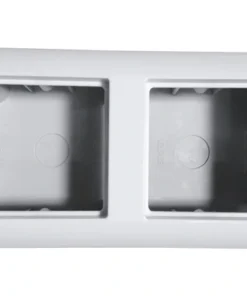 JUNG A500/AS500 Opbouwraam 2-voudig Alpine Wit AS 582 AWW