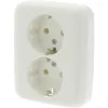 BUSCH-JAEGER Reflex Inbouw Wandcontactdoos (wcd) RA 2-voudig Polar Wit