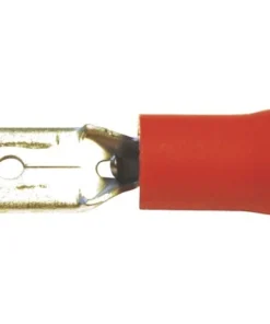 DRESSELHAUS Vlaksteektong Geïsoleerd 4,8x0,8 Mm Metaal/kunststof Rood, 100 Stuks