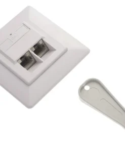 BLEIL Netwerkcontactdoos CAT6 Inbouw Wit