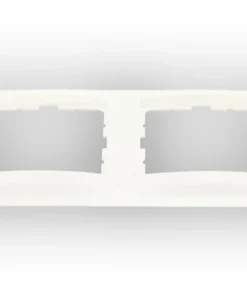 BERKER S1 Afdekraam 2-voudig Polarwit Glans