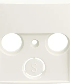 BERKER S1 Afdekplaat RTV Polarwit Glans