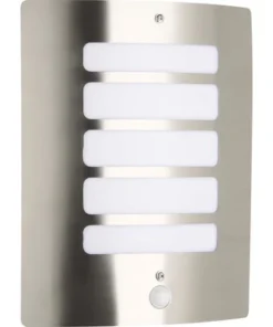 BRILLIANT Buitenlamp Todd Met Bewegingssensor RVS