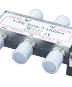 BLEIL Coax Splitter 4-weg (F-connector)