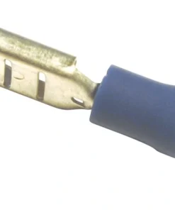 DRESSELHAUS Vlakstekker Met Aftakking 6,3 Mm Blauw, 100 Stuks