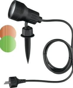 BRILONER LED Grondspot Met Spies Zwart