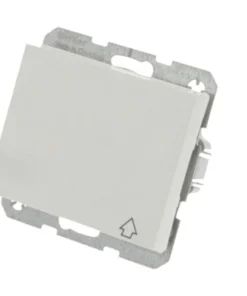 BERKER K1 Inbouw Wandcontactdoos (wcd) 1-voudig Met Klapdeksel Polar Wit