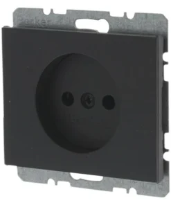 BERKER K1 Inbouw Wandcontactdoos (wcd) 1-voudig Antraciet