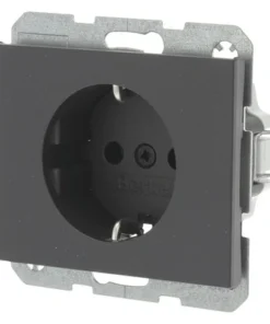 BERKER K1 Inbouw Wandcontactdoos (wcd) RA 1-voudig Antraciet