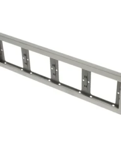 BERKER K5 Afdekraam 4-voudig RVS