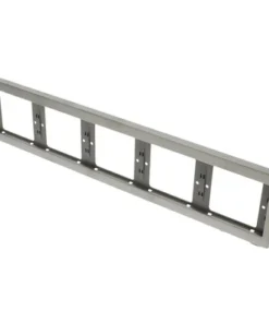 BERKER K5 Afdekraam 5-voudig RVS