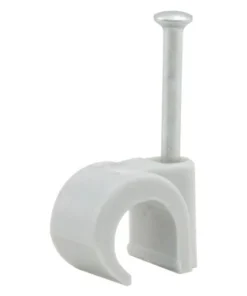 Kabelclip Rond 6 Mm Wit, 200 Stuks