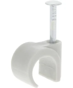 Kabelclip Rond 14 Mm Grijs, 40 Stuks