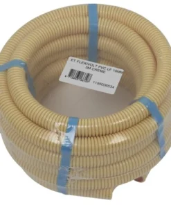 PIPELIFE Flexibele Elektrabuis PVC 19 Mm 3/4" Flexivolt Low Friction Crème 5 M